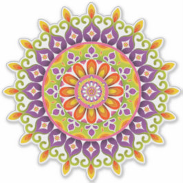 Rangoli-Aufkleber Aufkleber