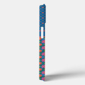 Rangoli Blume Polka Dots auf Blue iPad Mini Fall Case-Mate iPhone Hülle (Rückseite / Rechts)