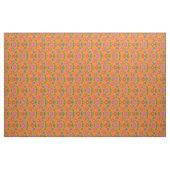 Rangoli-Blume, Polka-Punkte auf goldfarbenem Geweb Stoff (Fat Quarter (45,7 x 55,9 cm))