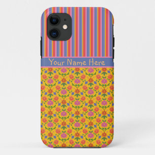 Rangoli-Blume, Stripes iPhone 5/5s Xtreme-Fall Case-Mate iPhone Hülle