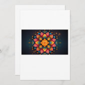 Rangoli Dankeskarte (Vorne/Hinten)