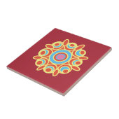 Rangoli-Design Fliese (Seite)