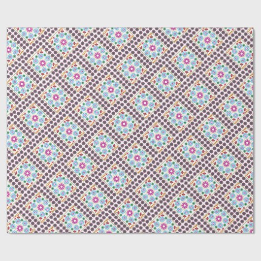 RANGOLI DESIGN GESCHENKPAPIER (Flach)