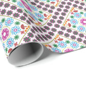 RANGOLI DESIGN GESCHENKPAPIER (Rolleneckpunkt)