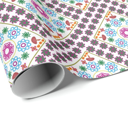 RANGOLI DESIGN GESCHENKPAPIER (Rolleneckpunkt)