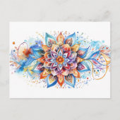 Rangoli Experimente jeden Tag Postkarte (Vorderseite)