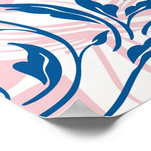 Rangoli Illustration, helles Leben Poster (Ecke)