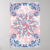 Rangoli Illustration, helles Leben Poster (Vorne)