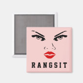 Rangsit, Thailändische Frau Magnet (Vorderseite/Rückseite)