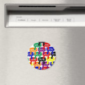 Rank Belts Magnet für Kampfkunst (In Situ (Geschirrspüler))