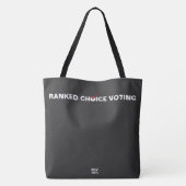 Ranked Choice-Abstimmung mit Auswahlfeld auf schwa Tasche (Rückseite)