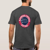 Ranked Choice-Rundschreiben-Siegel T-Shirt (Rückseite)