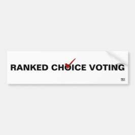 Ranked Choice Voice Karo Autoaufkleber