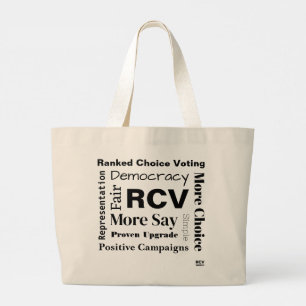 Ranked Choice Wählwörter Große Tote Tasche