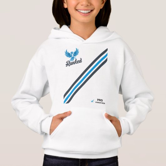 Ranked Pro Gamer Stripe Hoodie (Vorderseite)