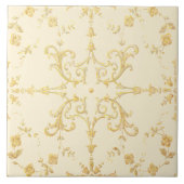Ranken- und Blumenmuster Fliese (Vorderseite)