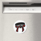Rankengürtel-Magnet für Kampfkunst, Schwarzer Rote Magnet (In Situ (Geschirrspüler))