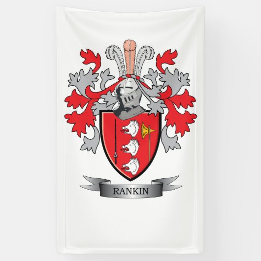 Rankin Familienwappen-Wappen Banner (Vertikal)