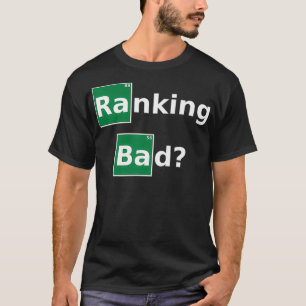 Ranking von schlechtem Funny Design für SEO-Expert T-Shirt