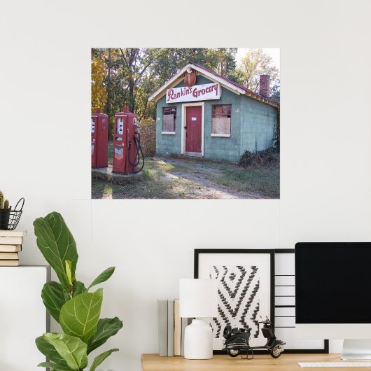 Rankins Grocery Store Poster Print (Heimbüro)