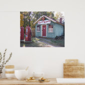Rankins Grocery Store Poster Print (Küche)