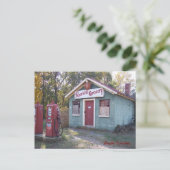 Rankins Lebensmittelgeschäft Postkarte (Stehend Vorderseite)