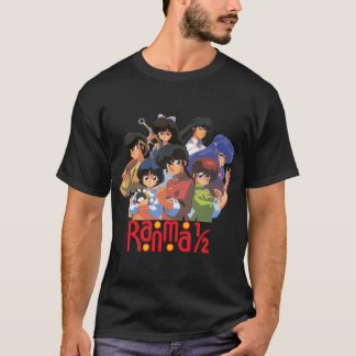 Ranma-Gruppe mit Logo T-Shirt