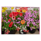 Rannunculus Spring Bulbs Birthday Cake Favor Box Große Geschenktüte (Rückseite)