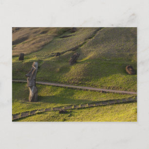 Rano Raraku, Rapa Nui, Easter Island, Chile Postkarte