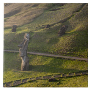 Rano Raraku, Rapa Nui, Osterinsel, Chile Fliese