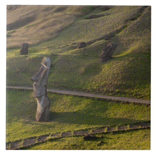Rano Raraku, Rapa Nui, Osterinsel, Chile Fliese (Vorderseite)