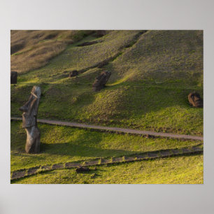 Rano Raraku, Rapa Nui, Osterinsel, Chile Poster
