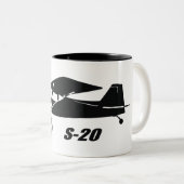 RANS S-20 ZWEIFARBIGE TASSE (VorderseiteRechts)