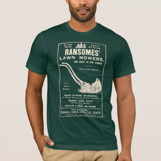Ransomes Rasenmäher T-Shirt (Vorderseite)