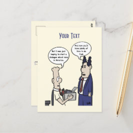 Rant Cartoon Postcard Postkarte