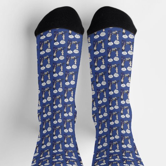 Rant Cartoon Socks Socken (Oben)