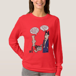 Rant Cartoon Women's Longsleeved T - Shirt