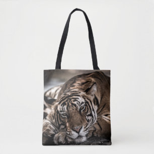 Ranthambourtiger: nah-up fine art. tasche