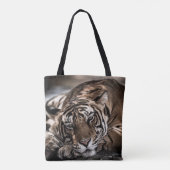 Ranthambourtiger: nah-up fine art. tasche (Rückseite)
