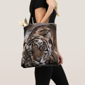 Ranthambourtiger: nah-up fine art. tasche (Von Nahem)