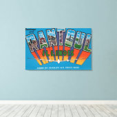 Rantoul, Illinois - Große Buchstabenszenen Leinwanddruck (Insitu (Holzboden))