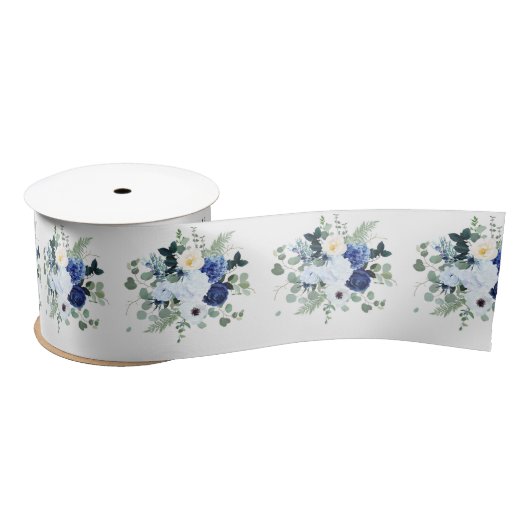 Ranunculus Anemone Hydrangea Rose Weißer Hintergru Satinband (Spule)