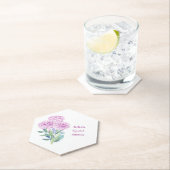 Ranunculus & Anemones Brautparty Personalisiert Untersetzer (Vor Ort)