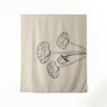 Ranunculus-Blume auf Linen