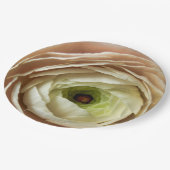 Ranunculus Blume Paper Plate Pappteller (Schrägansicht)