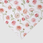 Ranunculus-Blumenmuster Seidenpapier (Detail)