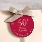 Ranunculus chinesischer Hochzeitstag Geschenkanhänger