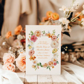 Ranunculus Citrus Summer Wedding Save the Date Einladung