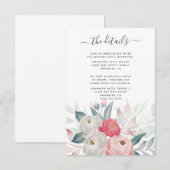 Ranunculus floral begleitkarte (Vorne/Hinten)