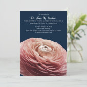 Ranunculus Funeral Memorial Announcement 011124E Einladung (Stehend Vorderseite)